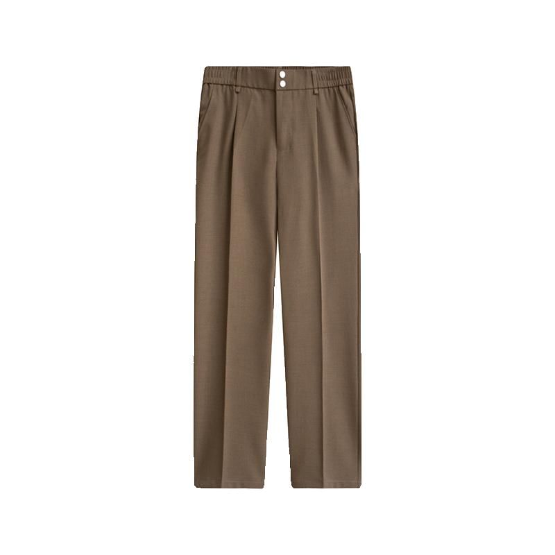 Remeefa - Mid Rise Plain Straight Leg Broek