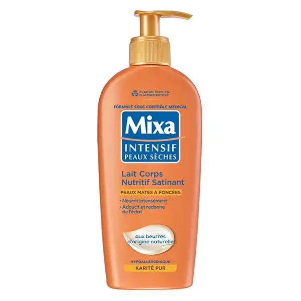 Loção Corporal Nutritiva e Acetinada Mixa 250ml