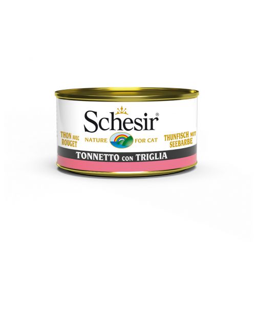 Schesir Kat Blik Ocean - Kattenvoer - Tonijn Zeebarbeel 85 g
