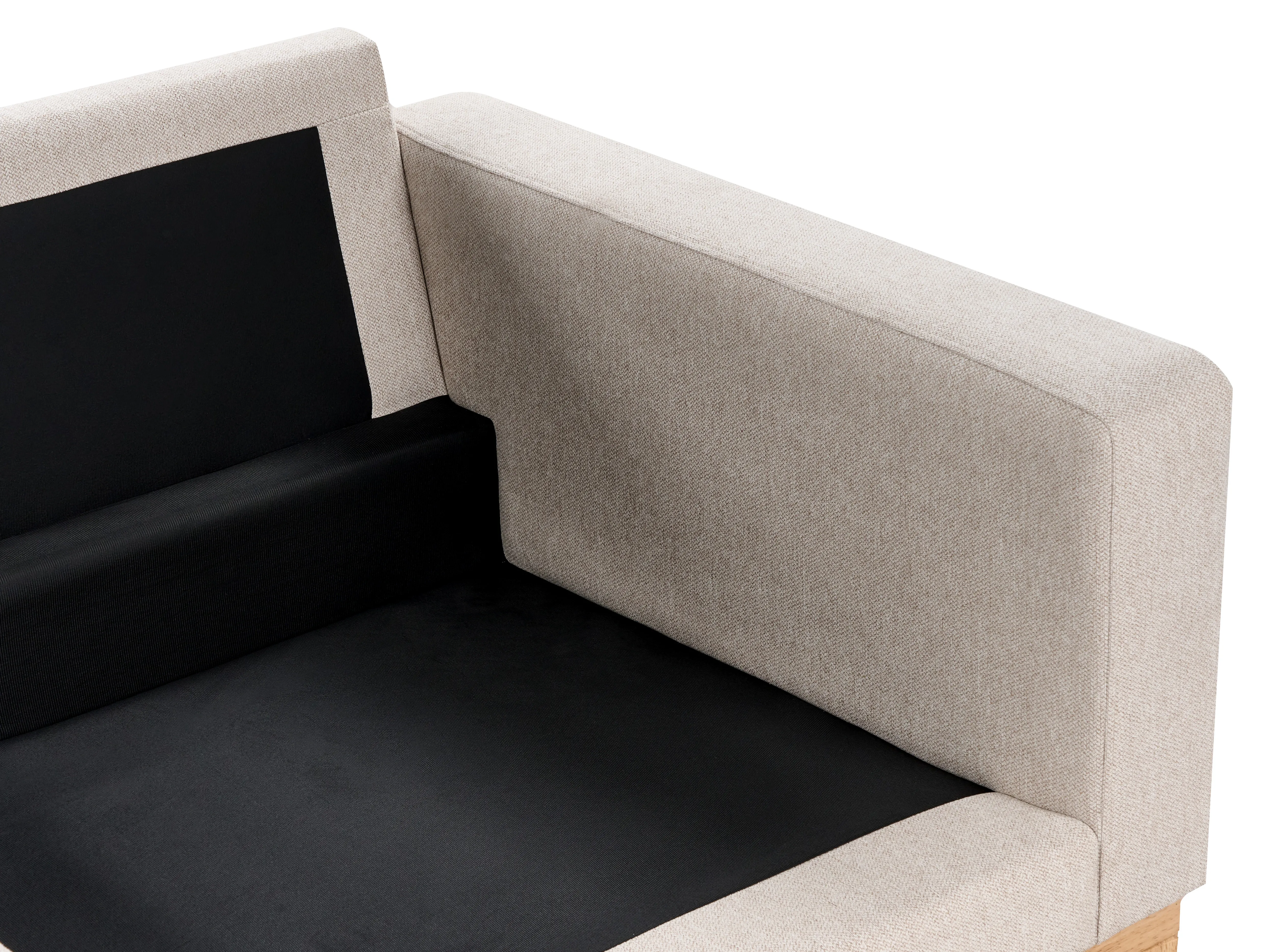Bank 2-zits SIGGARD Stof Beige