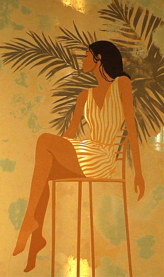 Wanddecoratie Tropical Muse