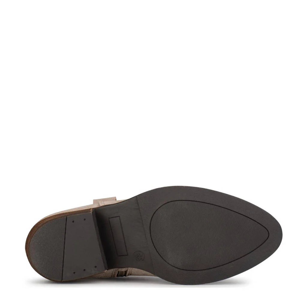 PS Poelman Bilasuède cowboylaarzen beige