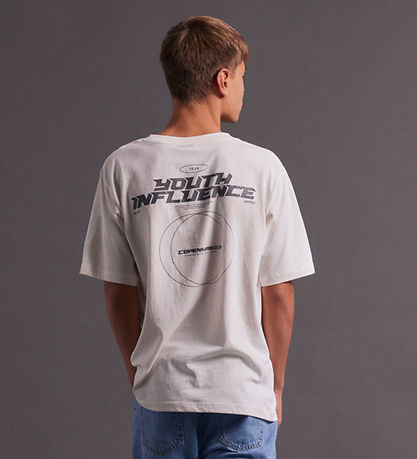 LMDT T-Shirt - NlmKouth - White Alyssum/Raven
