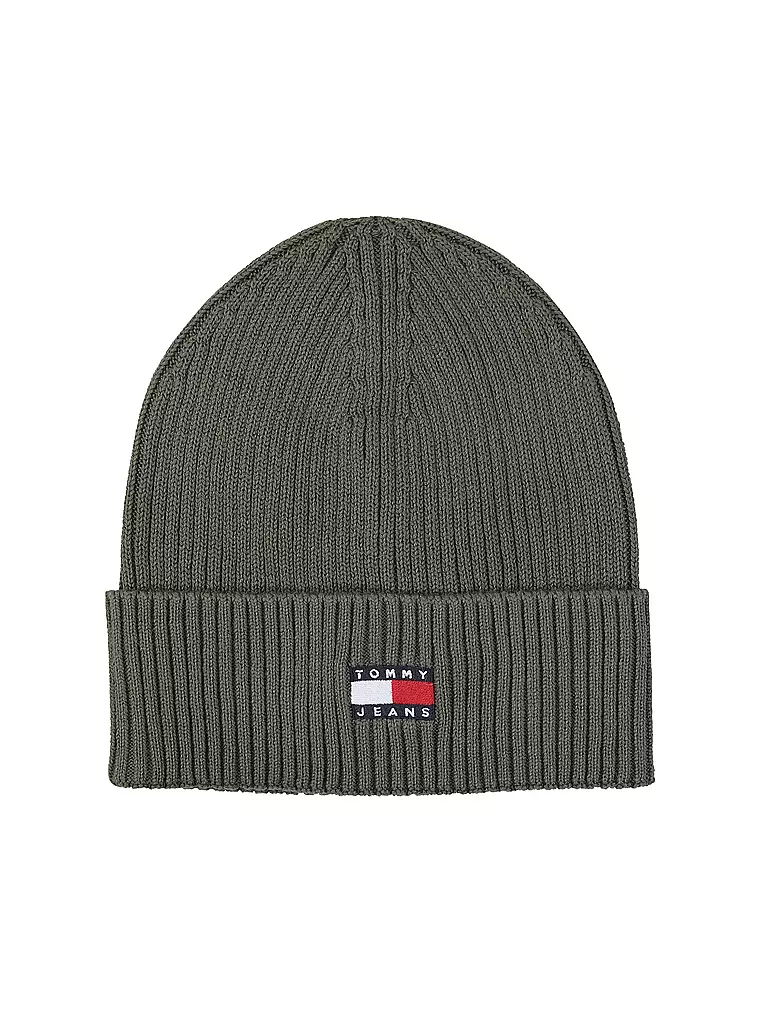 TOMMY JEANS Mütze - Haube olive