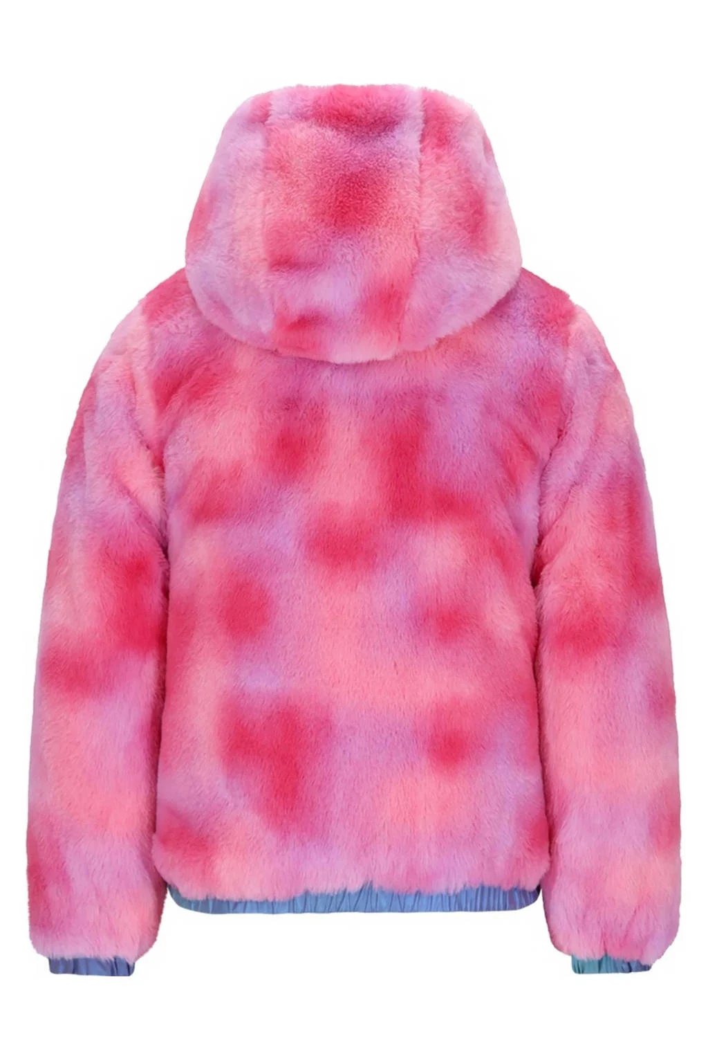 B.Nosy reversible imitatiebont jas blauw