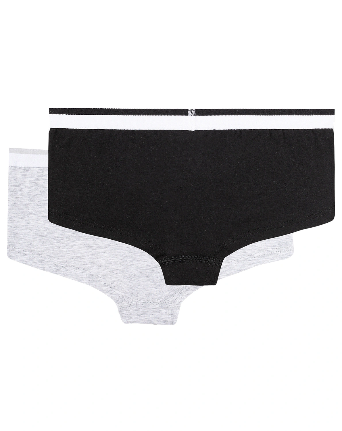 Hipster TEEN SPORT 2er-Pack in hellgrau melange/sc