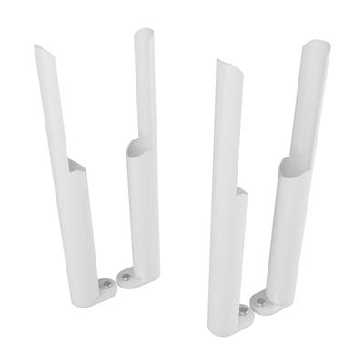 Eastbrook Imperia voetsteuntjes voor 3 koloms radiator wit glans