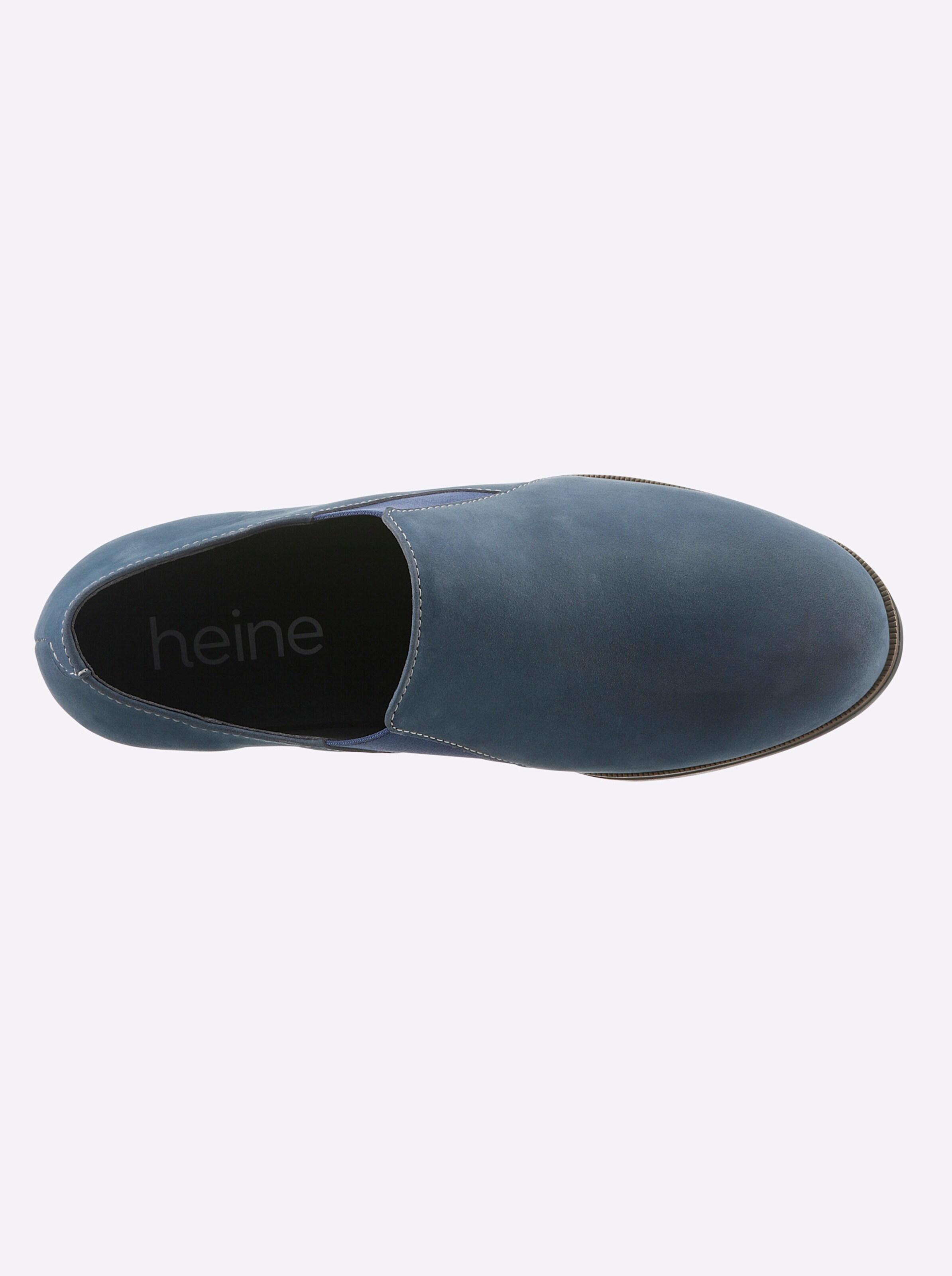 heine Hochfrontpumps in blau