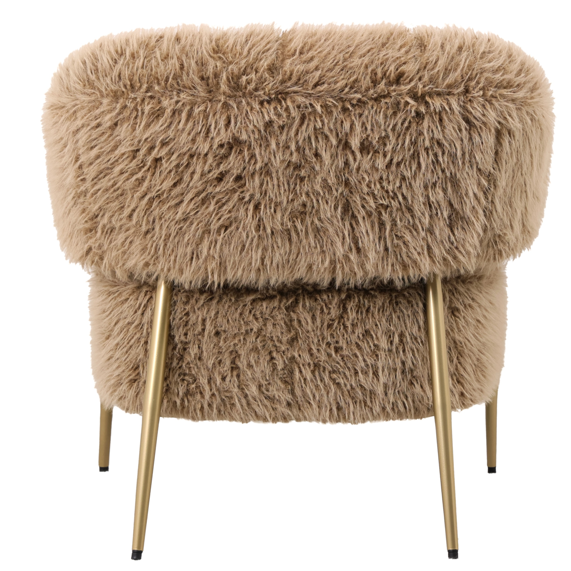 Fauteuil Fluffy Bruin