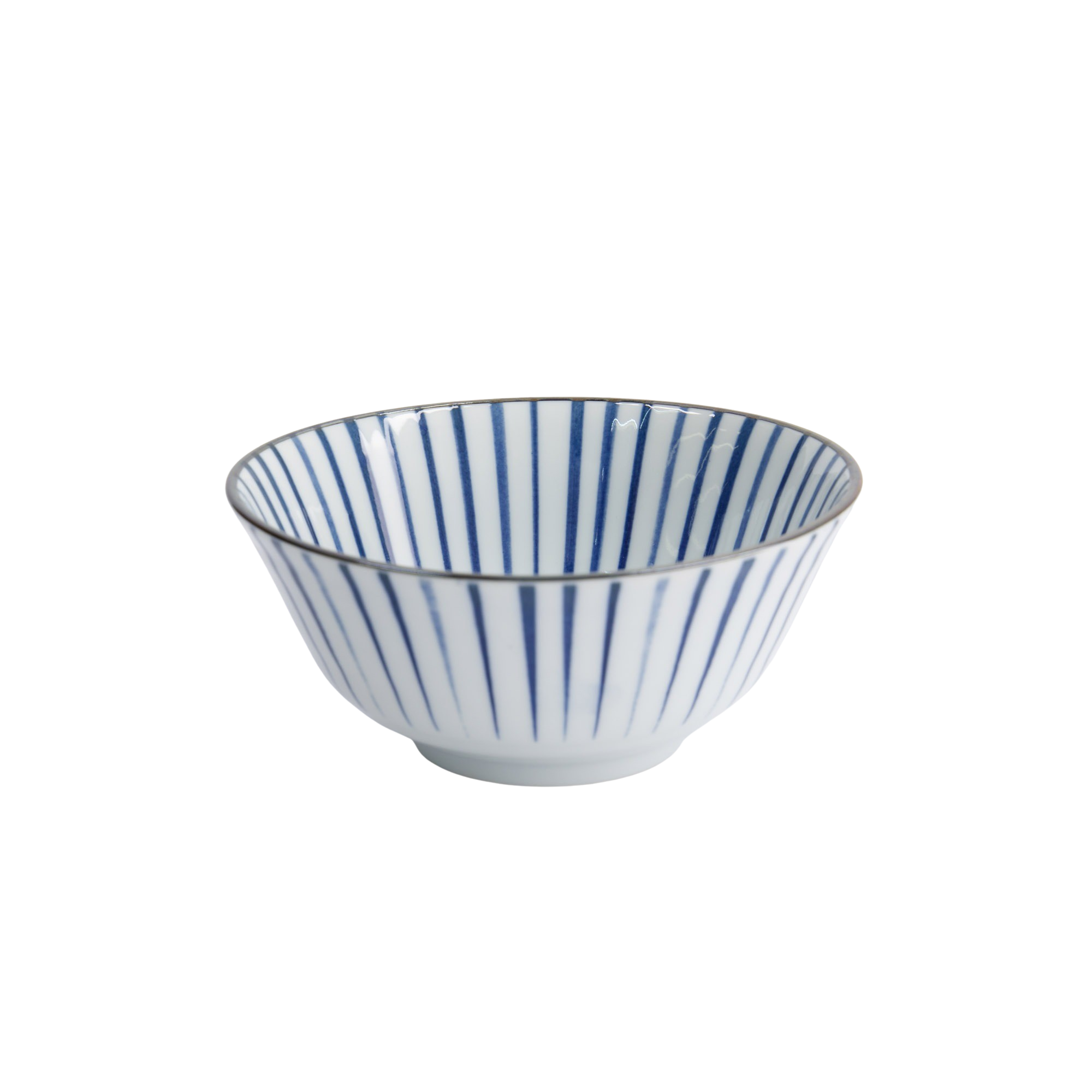 Tokyo Design Studio  Natsu Tokusa Tayo skål, blå/hvid - Ø15,2 cm.