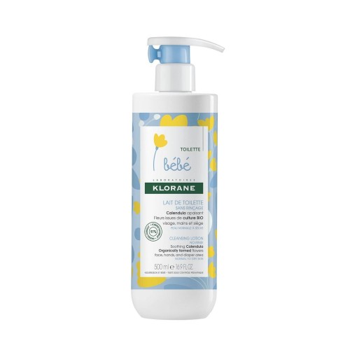Klorane Calêndula BIO Leite de Limpeza bebé pele normal a seca 500ml