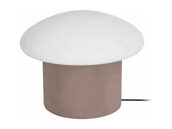 Lampe de chevet champignon métal doré 15 cm..