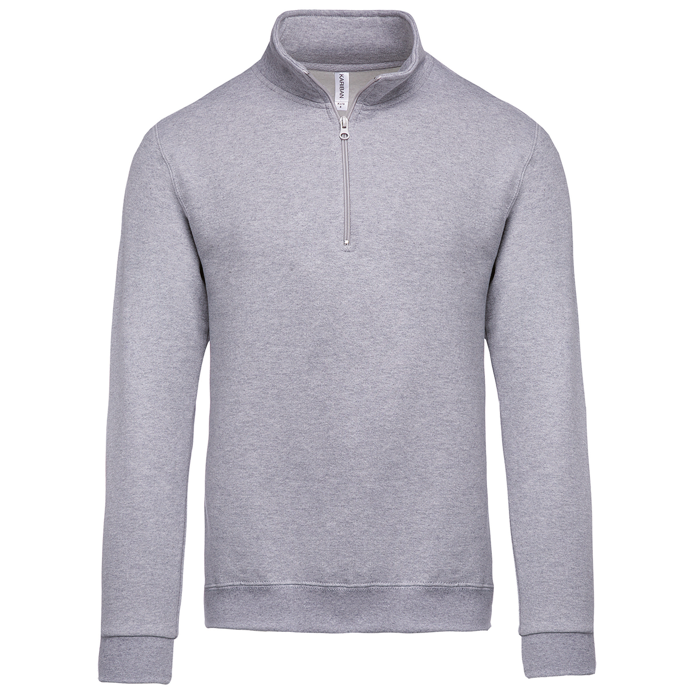 Kariban K478 - Sweat-shirt col zippé