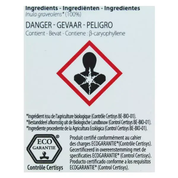 Pranarom Huile Essentielle Bio Inule Odorante 5ml