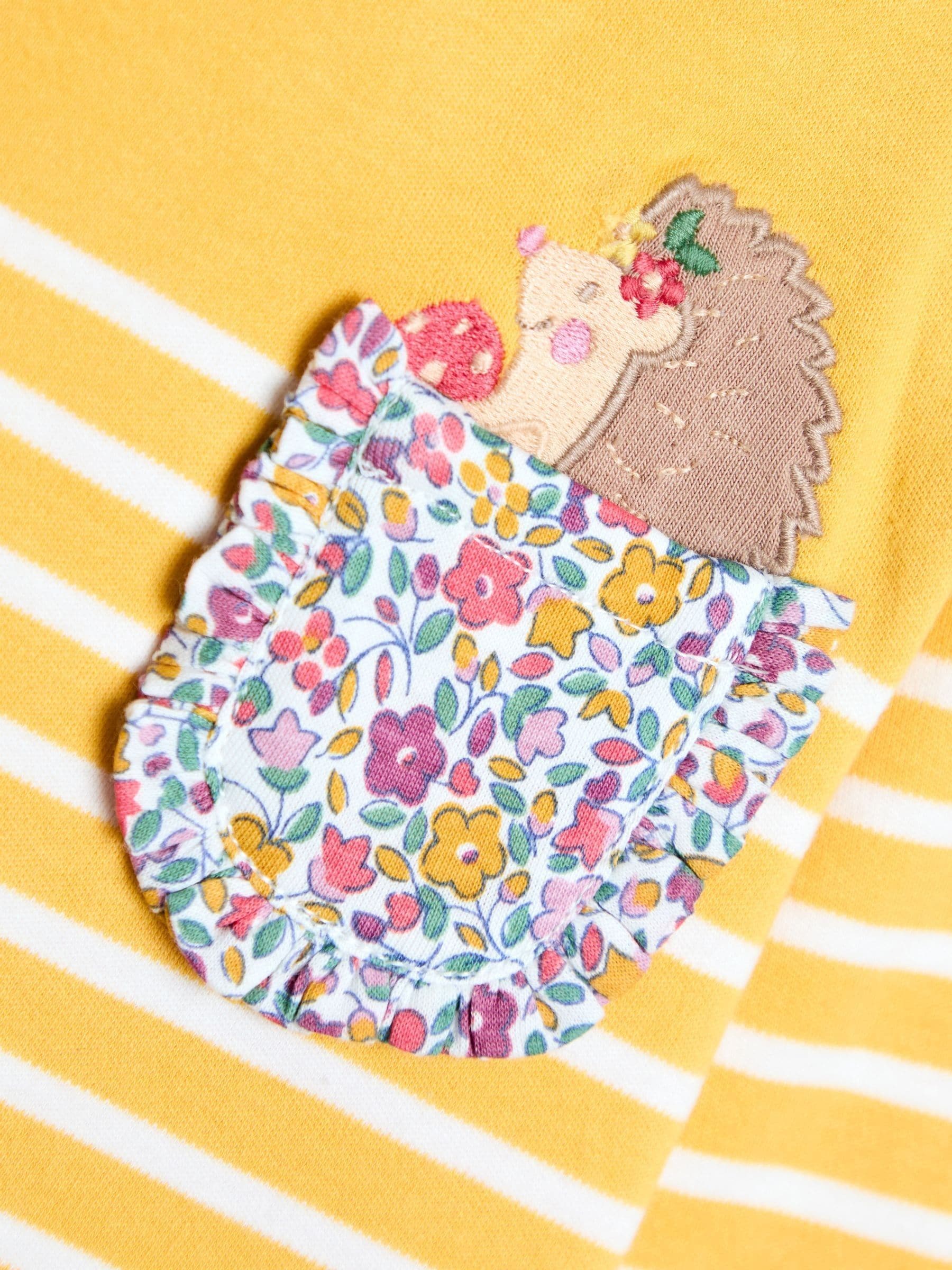 Mustard Hedgehog - JoJo Maman Bébé - Top met Bretonse streep