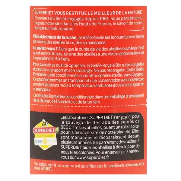 Geleia Real Orgânica Superdiet 25g