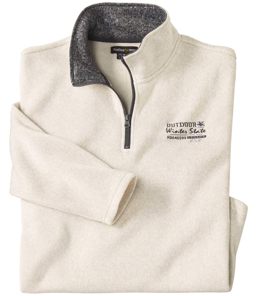 Sweat Molleton Zippé Winter Outdoor