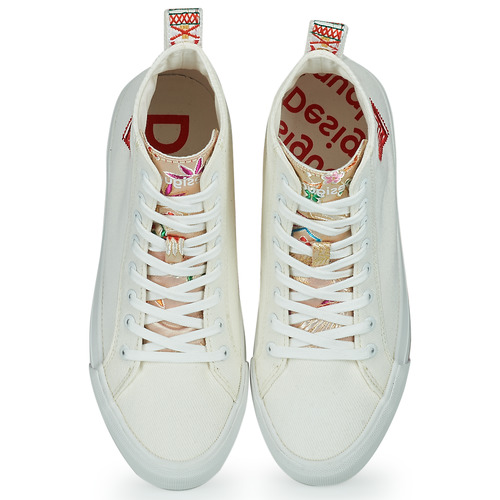 Desigual - BETA HEART - Blanc / Rouge