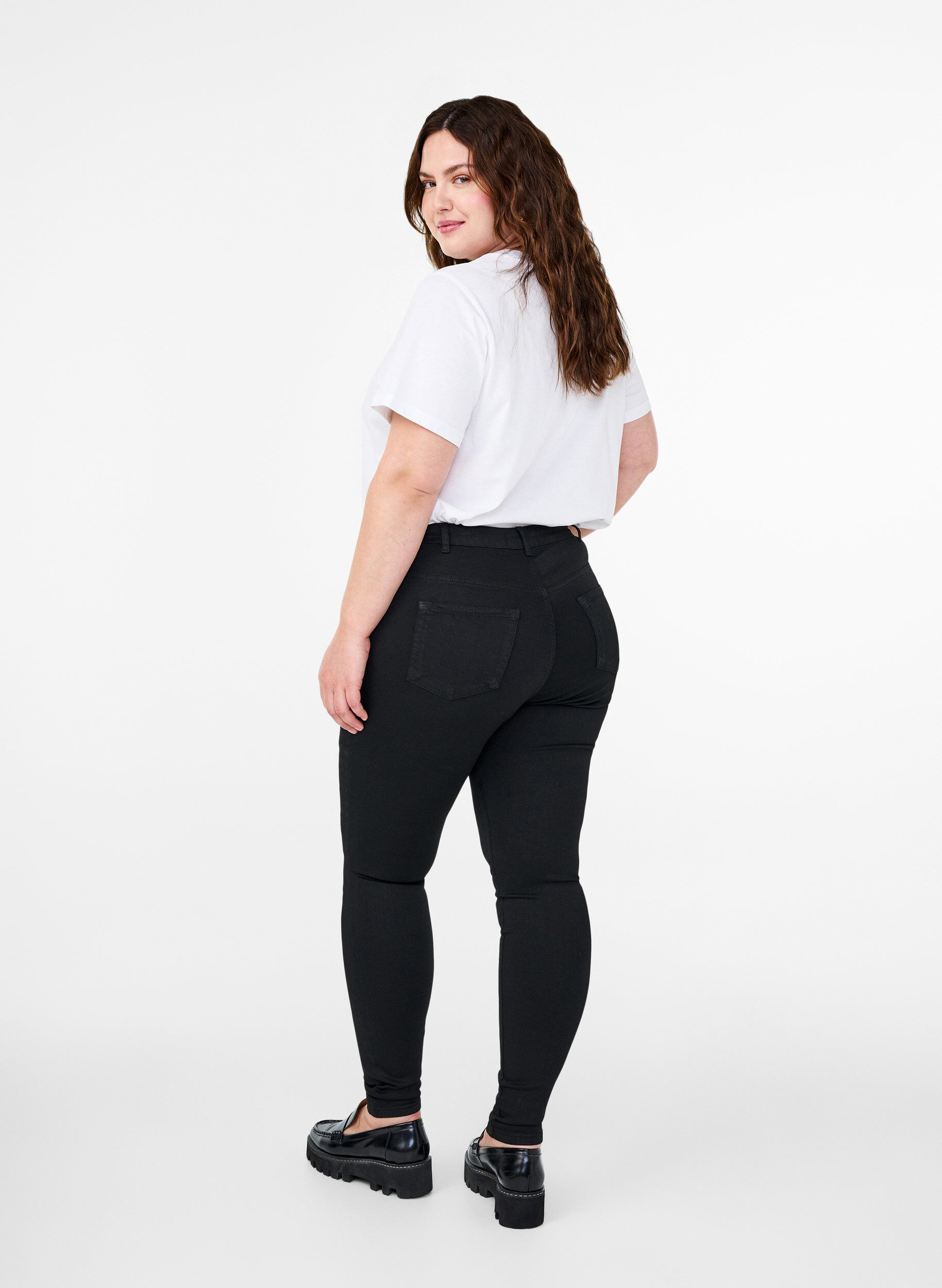 Stay black Amy jeans med høj talje