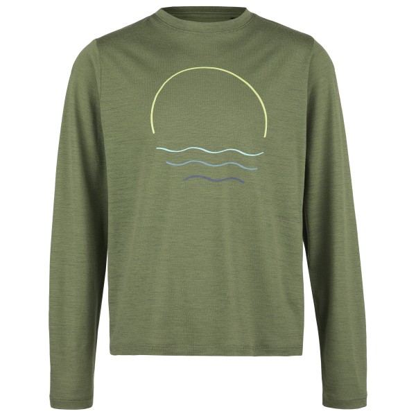 Stoic - Kid's Merino155 LaholmSt. Print L/S - Haut en mérinos