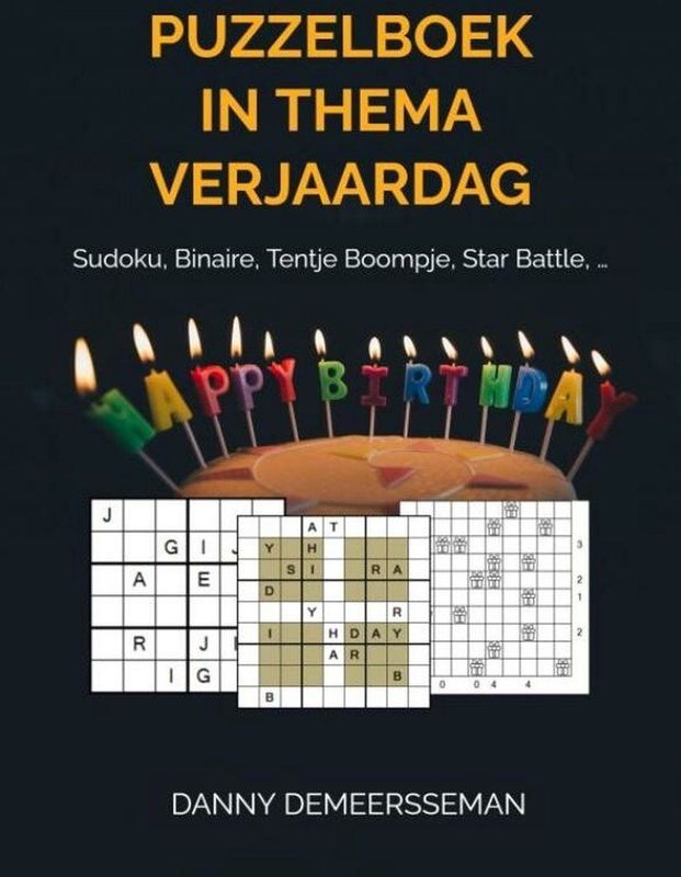 Puzzelboek - Verjaardag - 240 Denkpuzzels - Diversen
