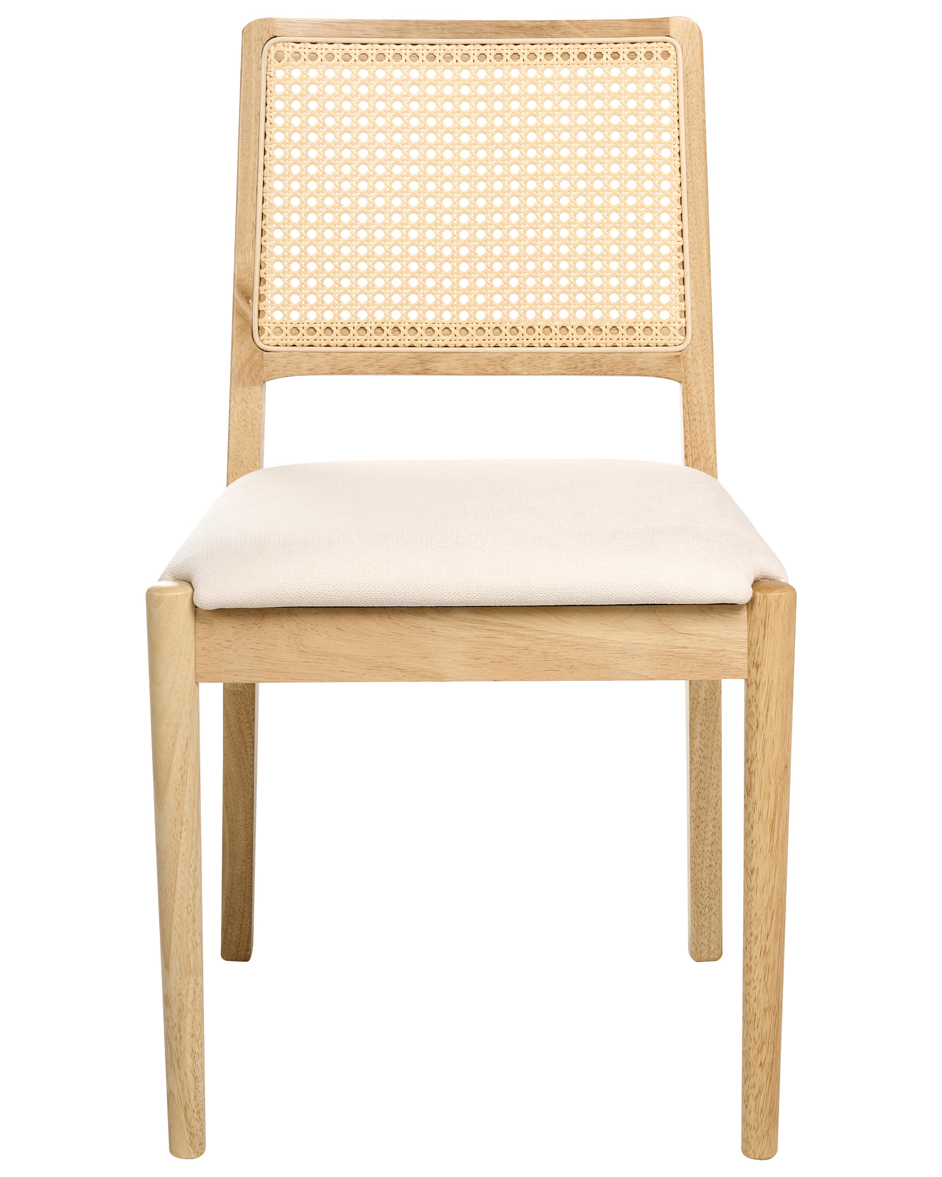 Set van 2 eetkamerstoelen TAMARAC Hout Lichtbruin