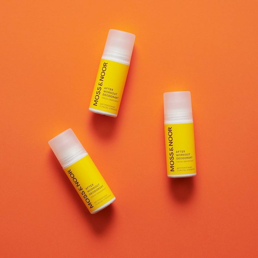 Moss & Noor After Workout Deodorant Fresh Grapefruit 3x60ml