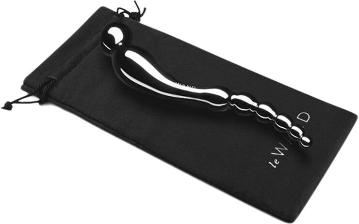 Le Wand Swerve prostata og anal dildo i rustfrit stål Sølv
