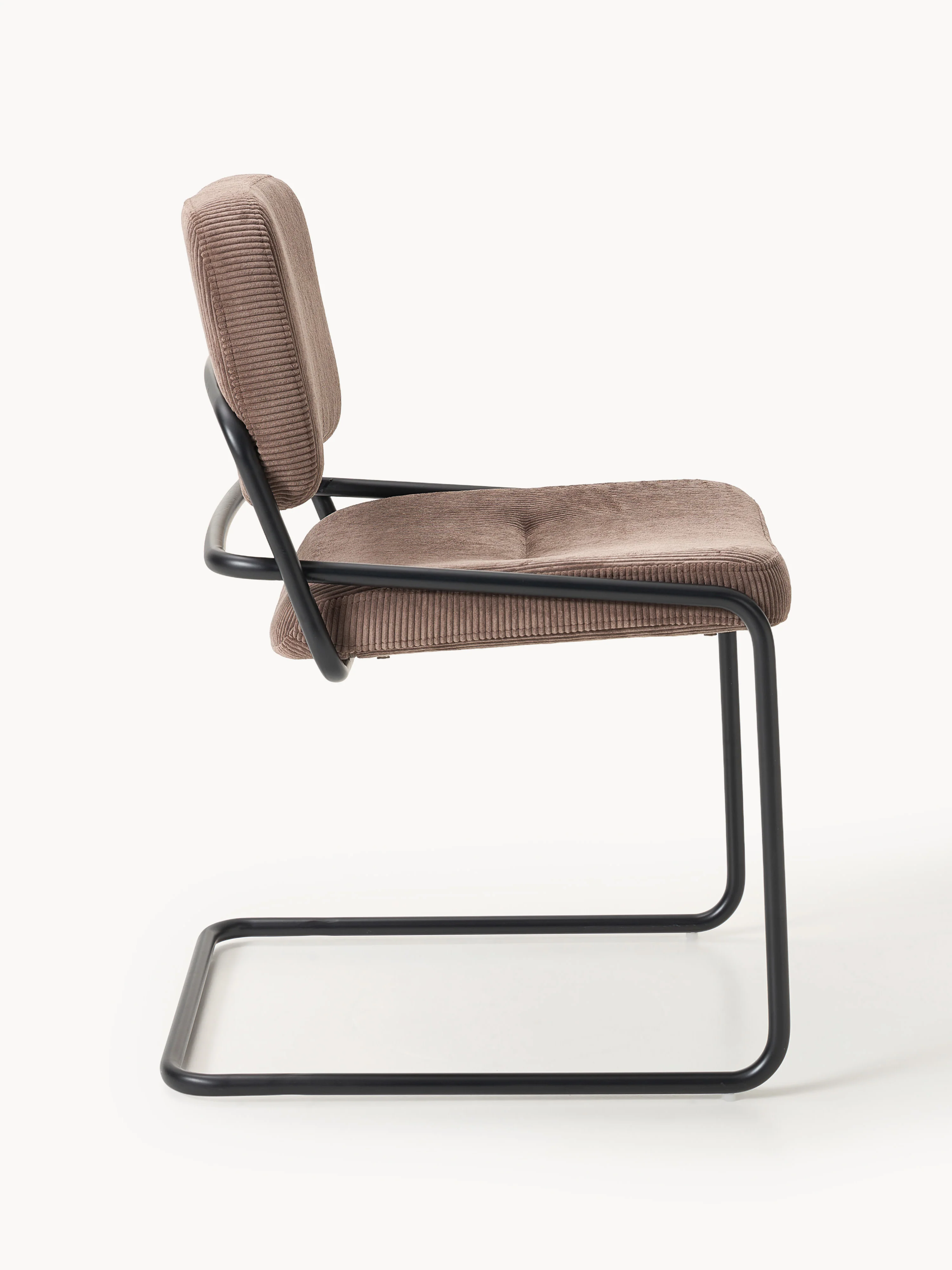 Cantilever stoel Don van corduroy