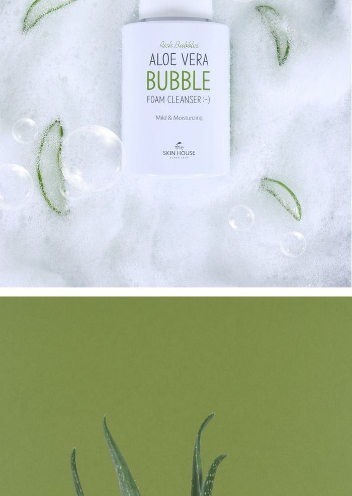 de SKIN HOUSE - Aloë Vera Bubble Foam Cleanser