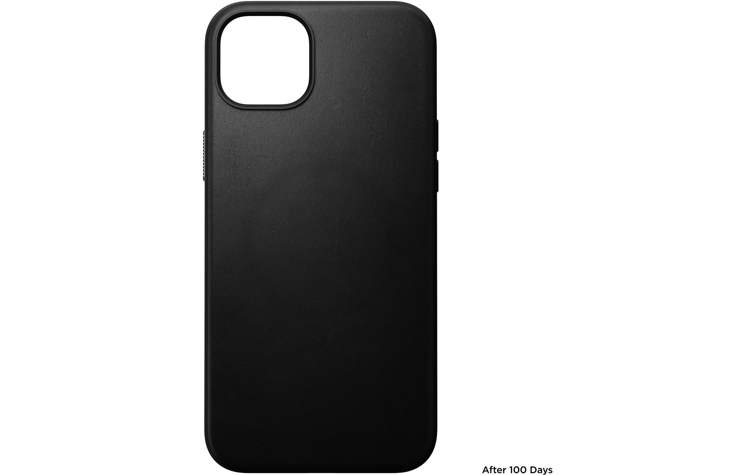 Back Cover Modern Leather iPhone 15 Plus SchwarzModerne Schutzhülle aus Leder für das Apple iPhone 15 Plus