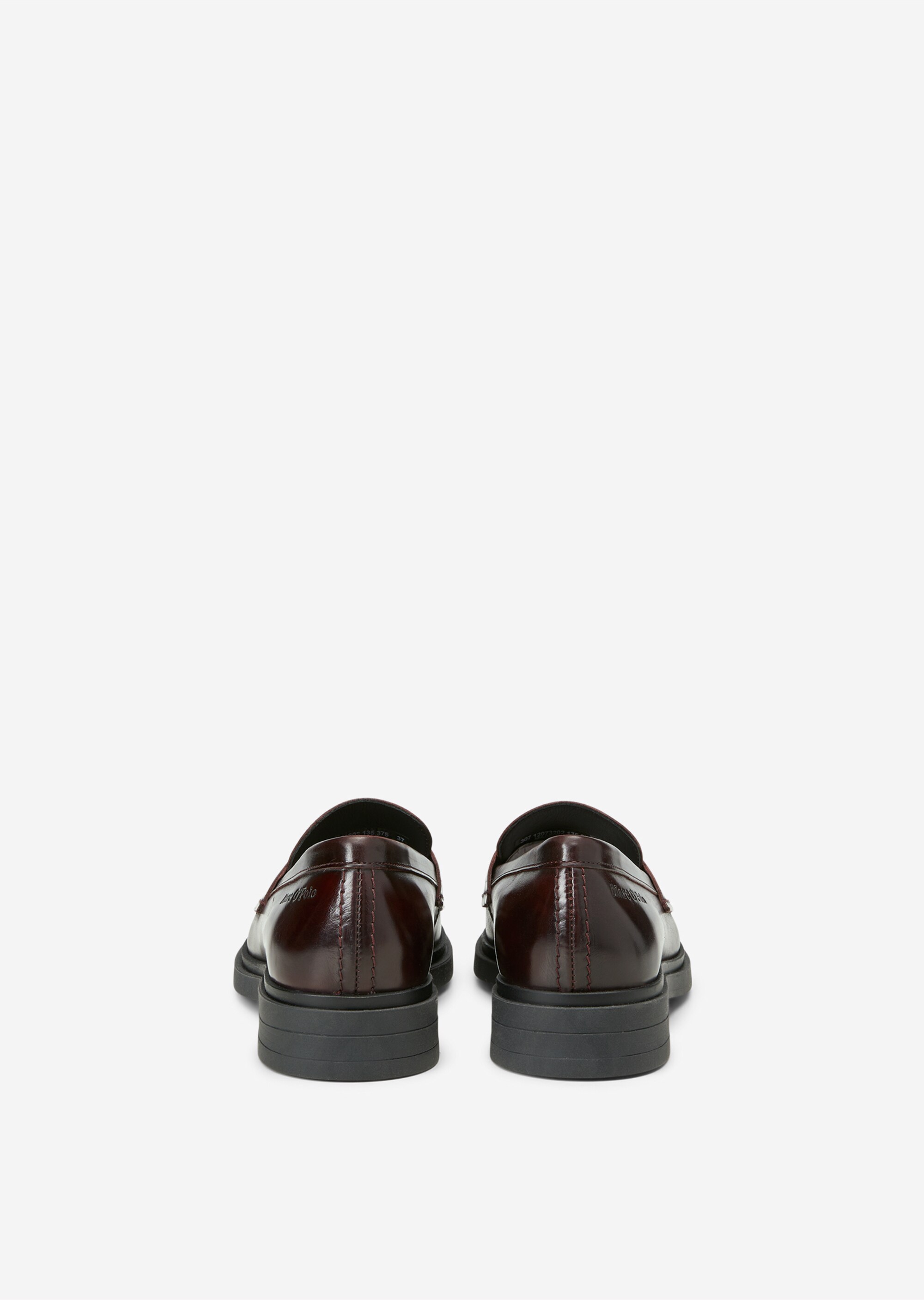 Loafer aus glänzendem Kalbleder