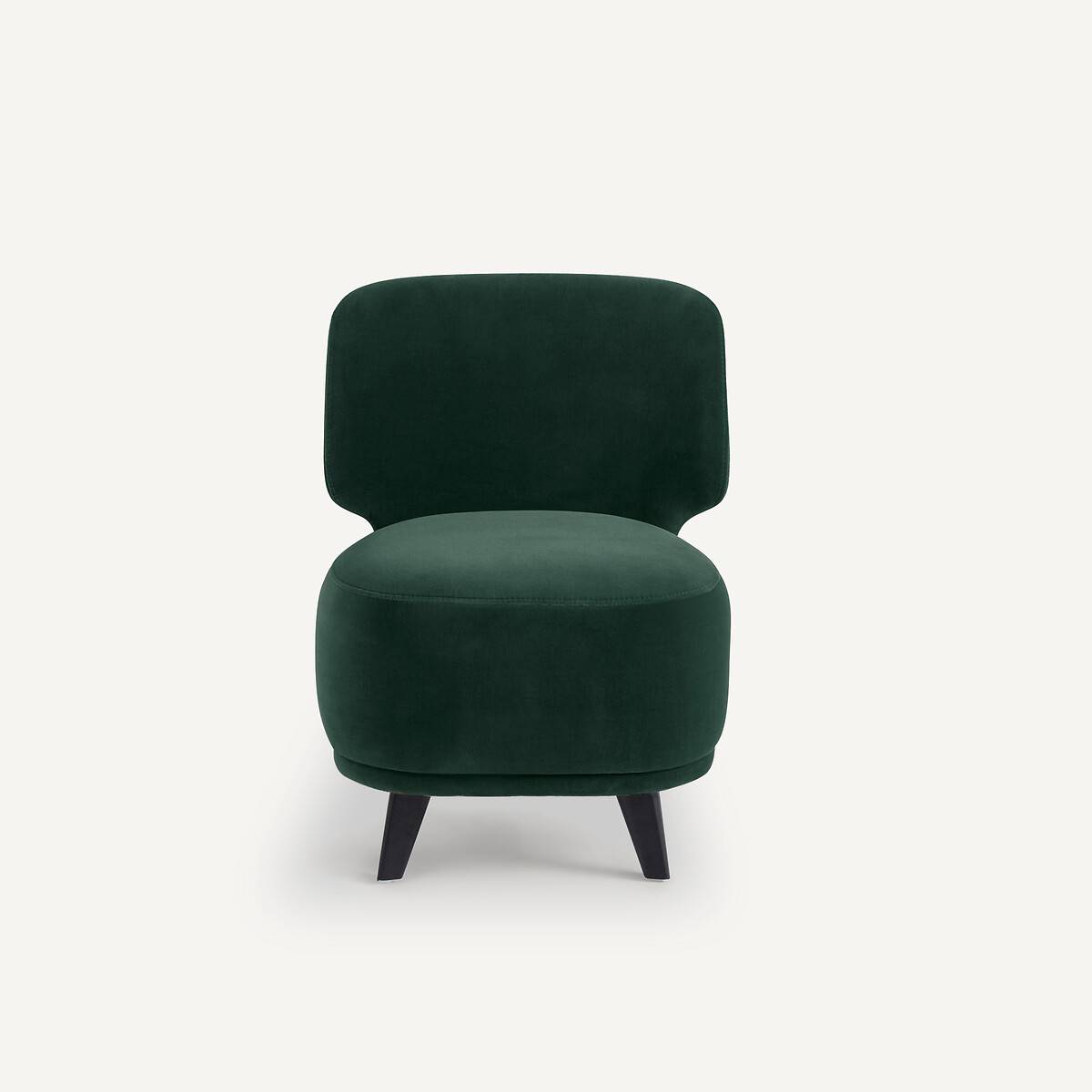AM.PM<br>Poltrona L em veludo Odalie, design de E. Gallina