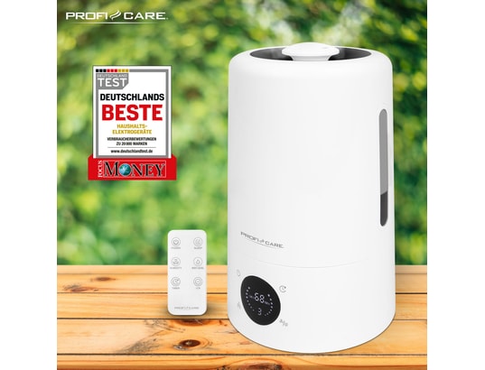 PROFICARE - Humidificateur ultrason Lb 3077 humidificateur d'air ultrasonique diffuseur d'arômes...