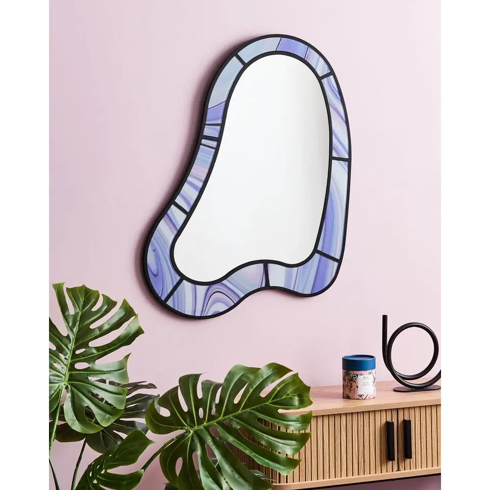 MONTSEC - Wandspiegel - Violet - Glas/MDF