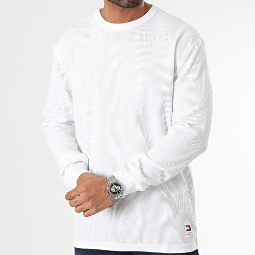 Pull Waffle 8435 Blanc