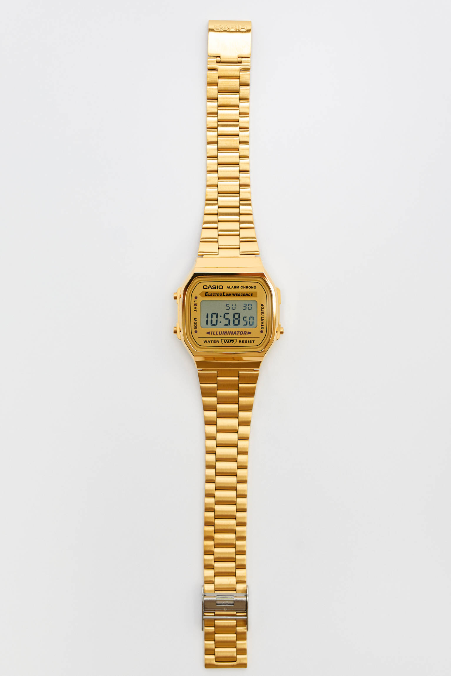 Relógio digital Casio dourado - Dourado