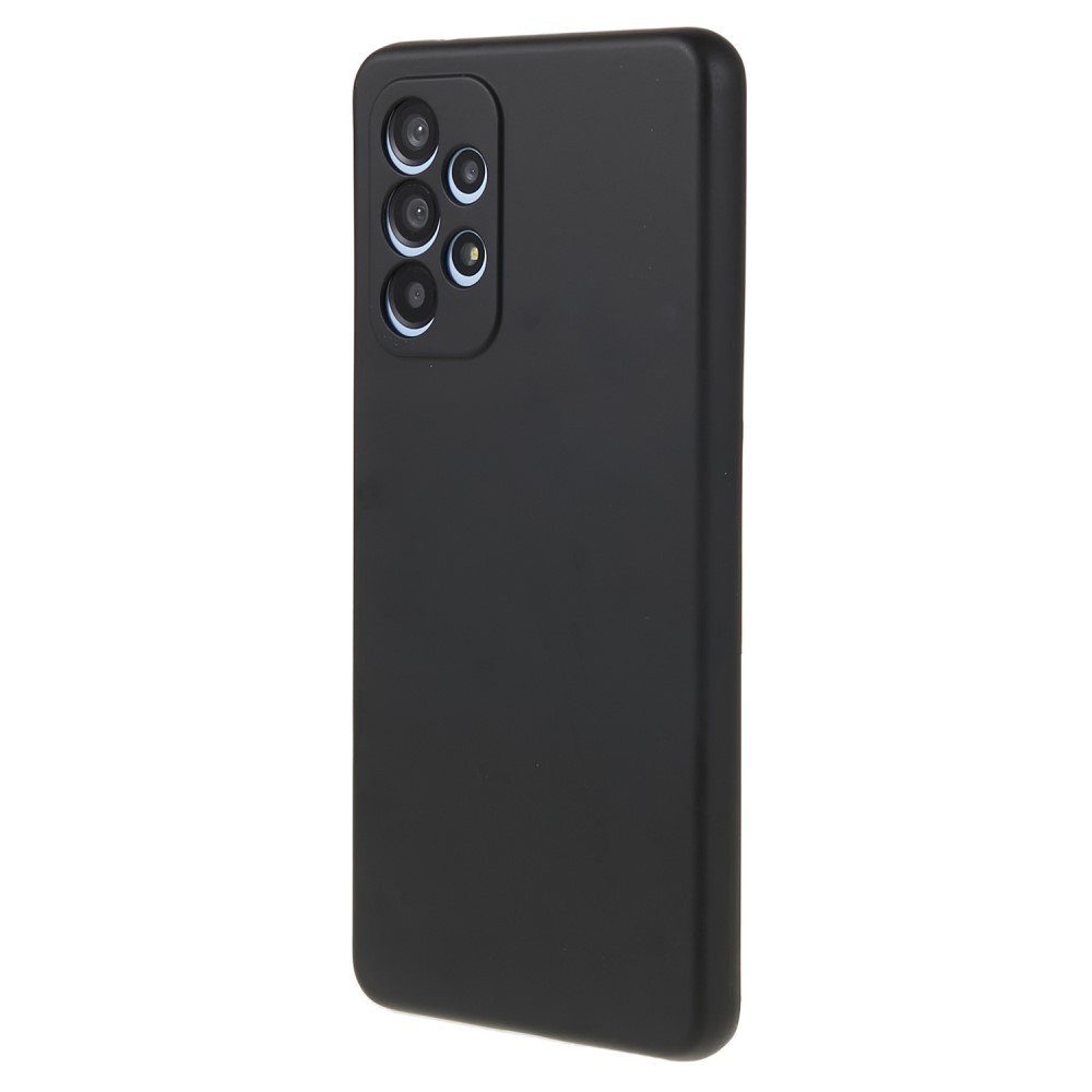 Samsung Galaxy A53 5G Gummi Case Hülle mit Kameraschutz - Schwarz