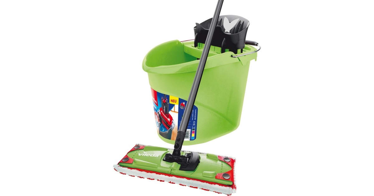 ViledaUltramat Colors 2in1 Complete set vloerwisser  (Groen/zwart)