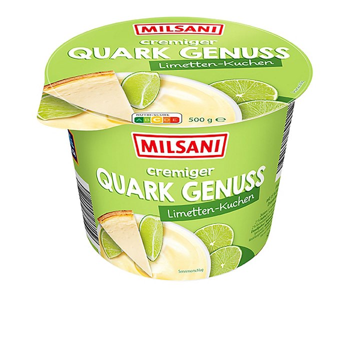MILSANI cremiger Quark-Genuss 500 g, Limettenkuchen