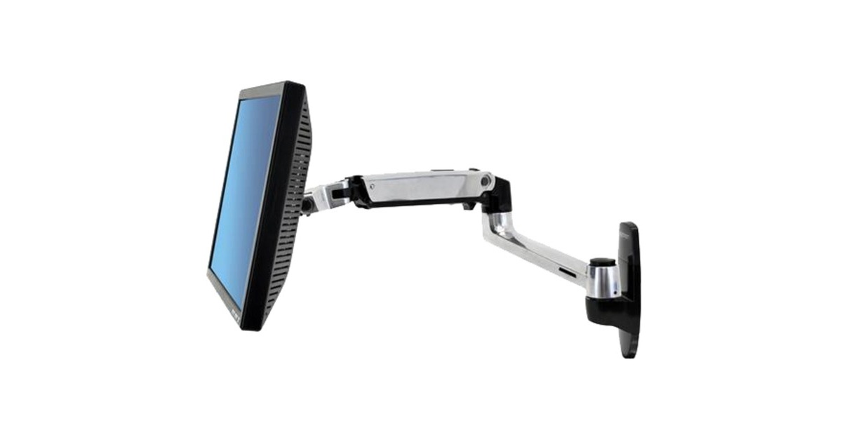 ErgotronLX Wall Mount LCD Monitor Arm wandmontage   (Zilver)