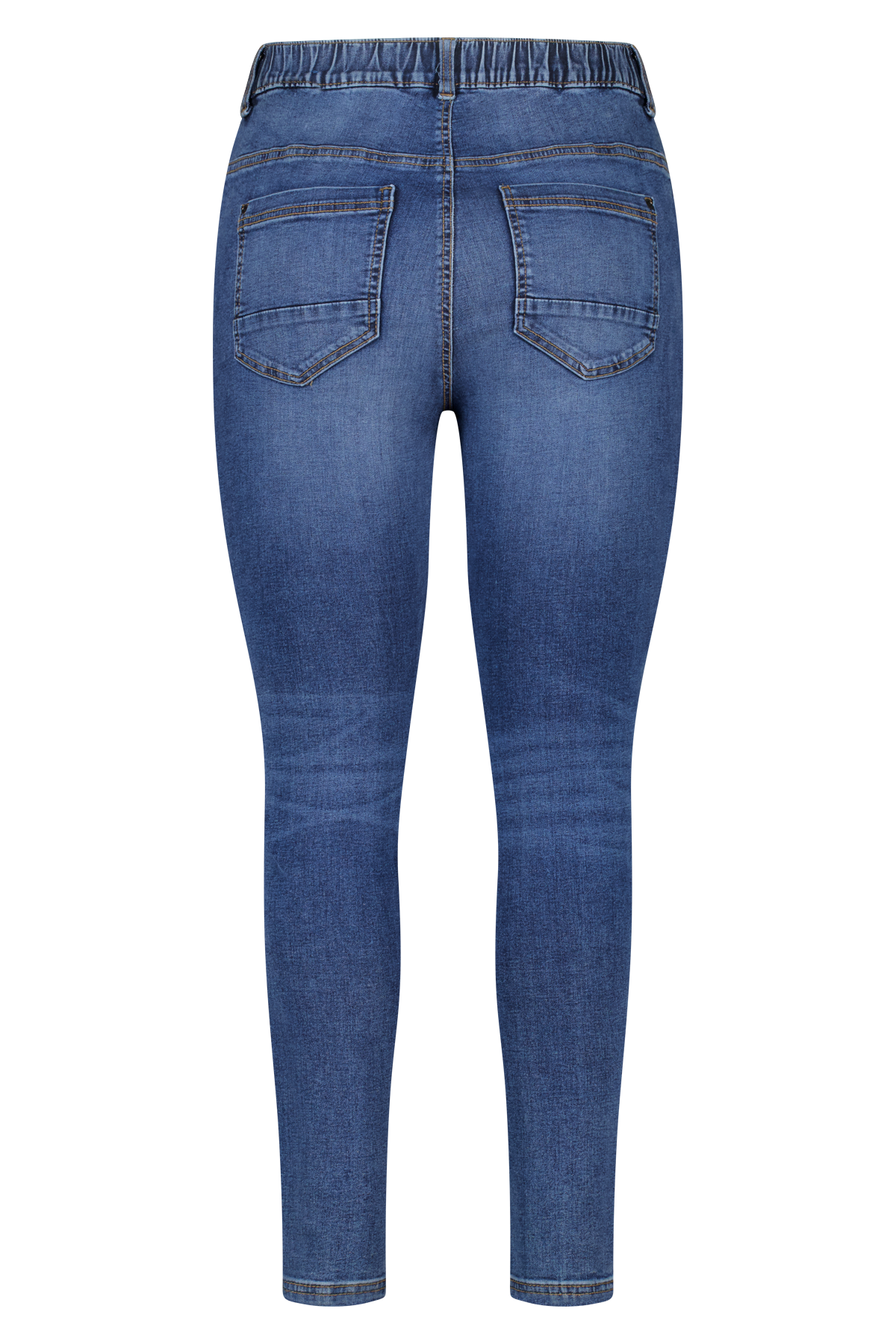 Tregging met denim look Dark Denim