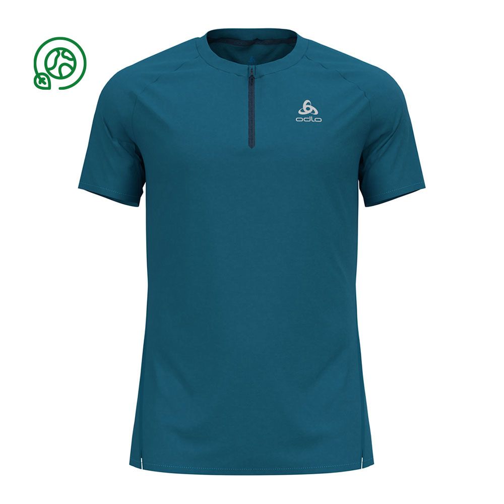 Odlo AXALP TRAI - Maillot Homme saxony blue