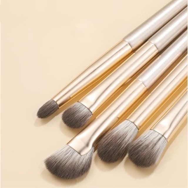 8 stk Øjenskygge børstesæt Bløde fiber øjenmakeup børster + taske