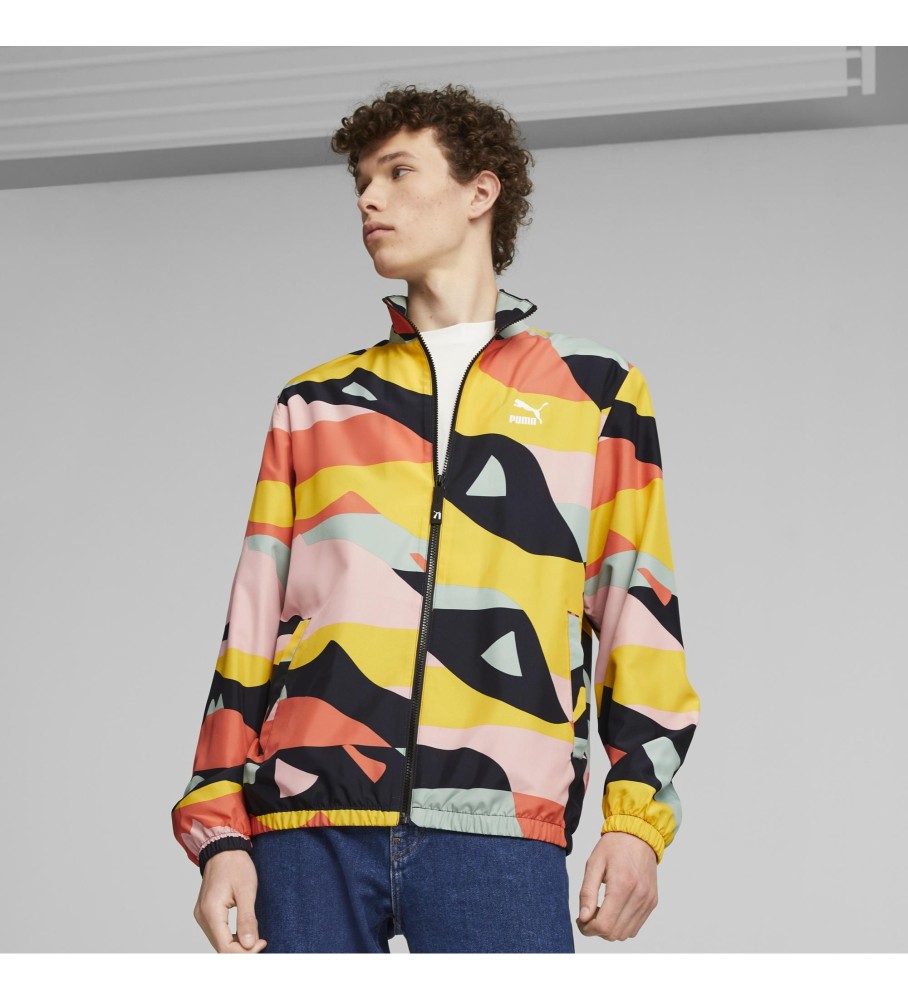 Jaqueta Puma SWxP Worldwide, Multicolorida