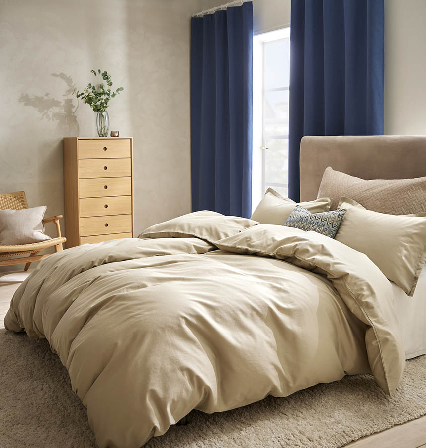 Prime satengsengesett 140x200 beige