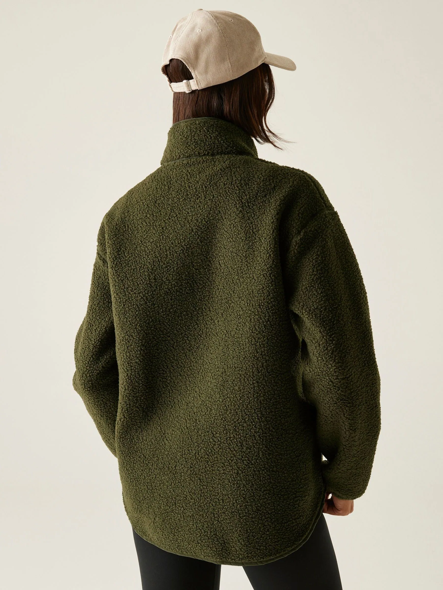 Groen - Regatta Frankie Borg fleece met halve rits