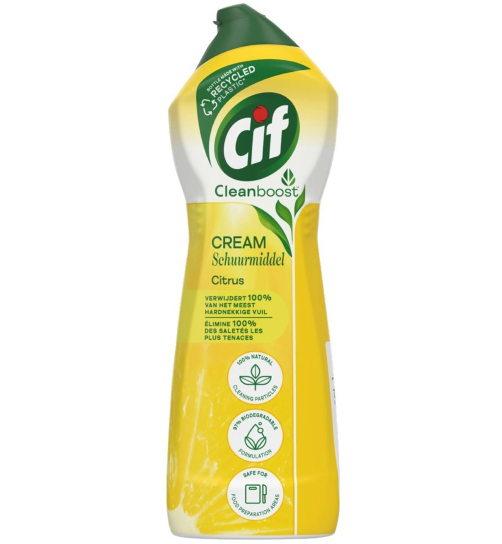 Cif Cream citroen schuurmiddel (750 ml)