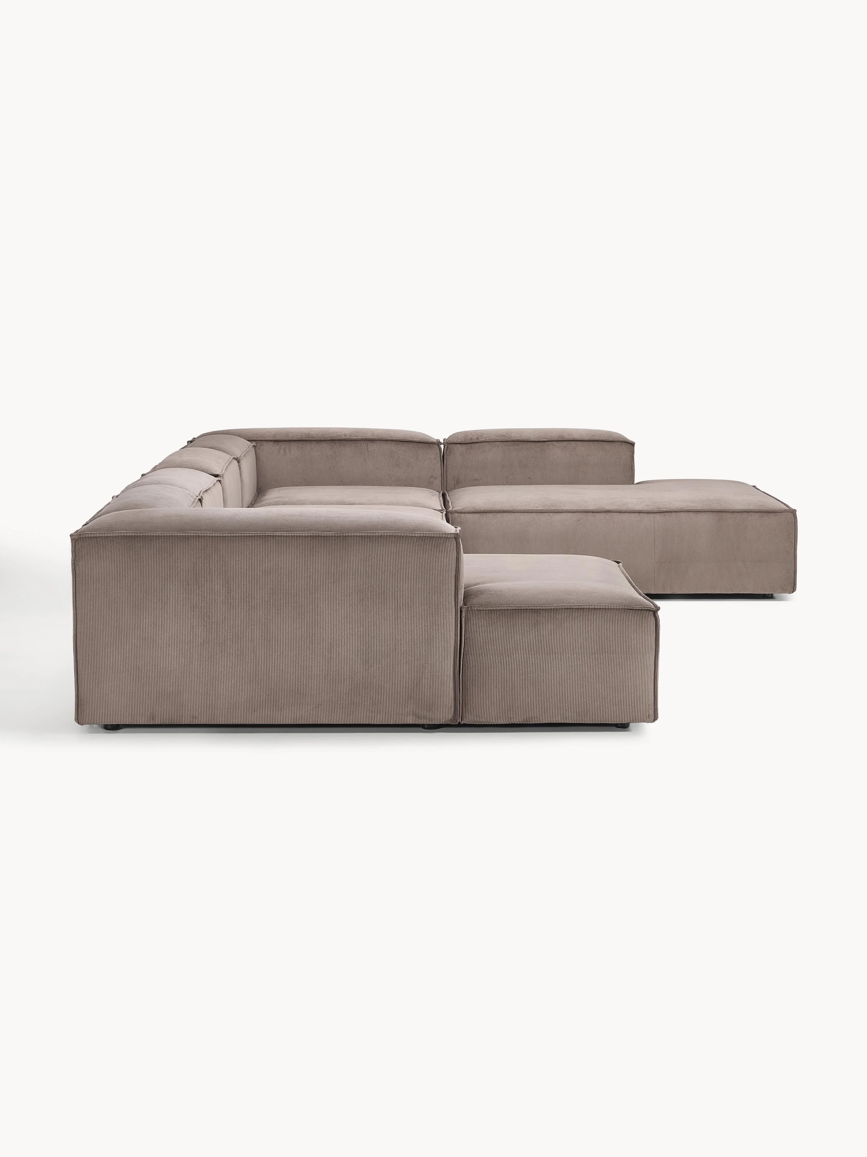 XL modulaire ribfluwelen bank Lennon