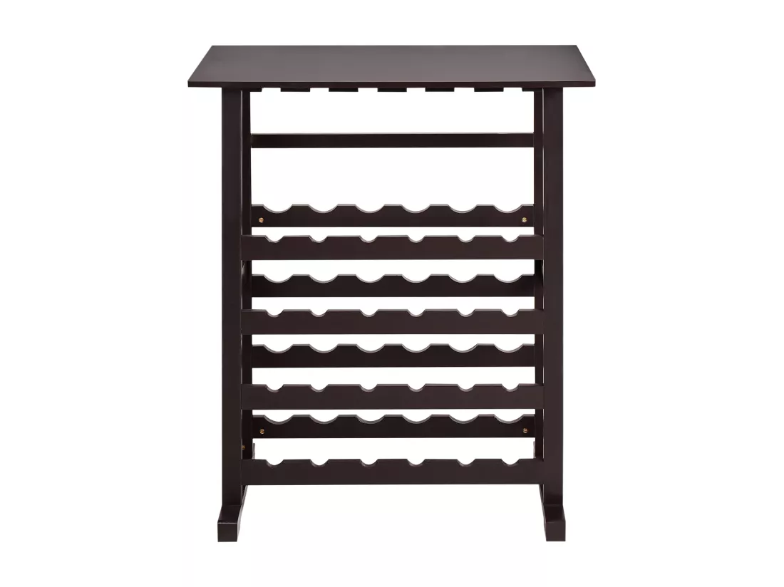 Porte-bouteille ROWLEY 91 cm Marron foncé